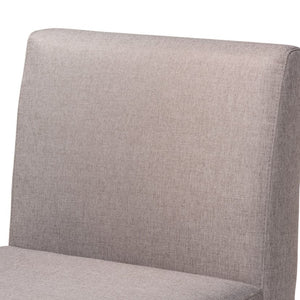 Baxton Studio Baxton Studio Odessa Mid-Century Modern Dining Chair in Grey Fabric & Walnut Finish for Chic Dining BBT8054-Grey/Walnut-CC