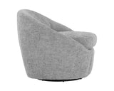 Bliss Swivel Lounge Chair - Husky Grey 109892 Sunpan