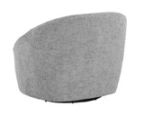 Bliss Swivel Lounge Chair - Husky Grey 109892 Sunpan