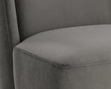 Amita Wheeled Dining Chair - Piccolo Pebble 109899 Sunpan