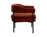 Lola Lounge Chair - Meg Rust 109911 Sunpan