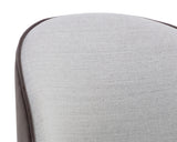 Cavoli Swivel Dining Chair - Mina Light Grey / Meg Ash 109914 Sunpan