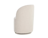 Cavoli Swivel Dining Chair - Effie Linen 109916 Sunpan