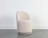 Cavoli Swivel Dining Chair - Effie Linen 109916 Sunpan