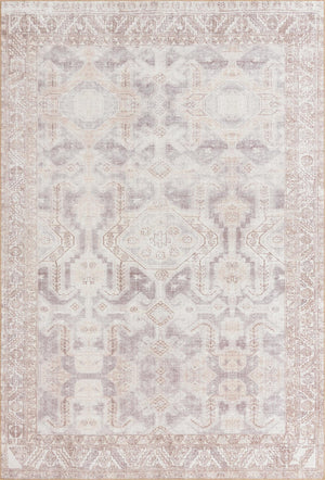 Unique Loom Timeless Paul Machine Made Medallion Rug Gray, Beige/Ivory 8' 4" x 12' 2"