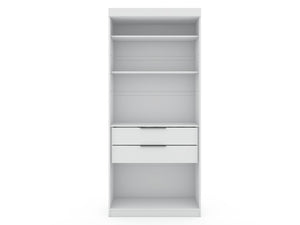 Manhattan Comfort Mulberry Contemporary - Modern Wardrobe/ Armoire/ Closet White 109GMC1