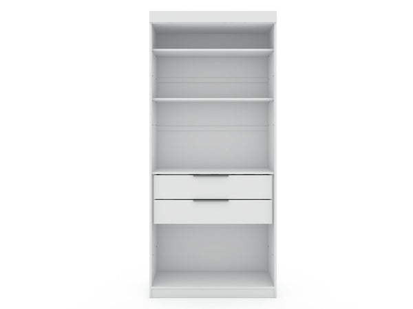 Manhattan Comfort Mulberry Contemporary - Modern Wardrobe/ Armoire/ Closet White 109GMC1