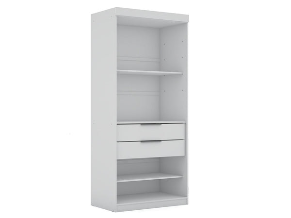 Manhattan Comfort Mulberry Contemporary - Modern Wardrobe/ Armoire/ Closet White 109GMC1