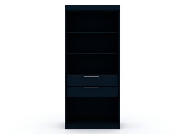 Manhattan Comfort Mulberry Contemporary - Modern Wardrobe/ Armoire/ Closet Tatiana Midnight Blue 109GMC4