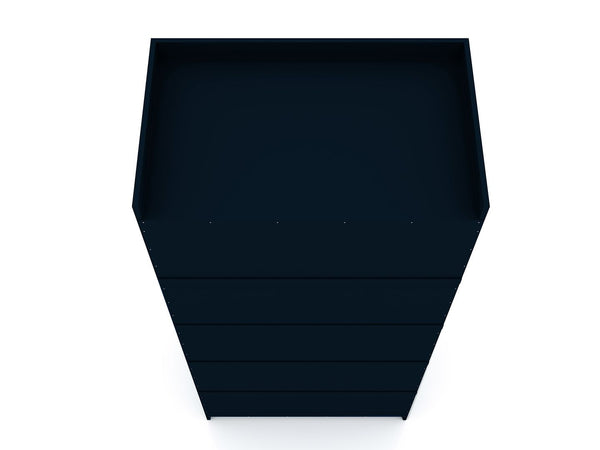 Manhattan Comfort Mulberry Contemporary - Modern Wardrobe/ Armoire/ Closet Tatiana Midnight Blue 109GMC4