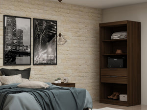 Manhattan Comfort Mulberry Contemporary - Modern Wardrobe/ Armoire/ Closet Brown 109GMC5