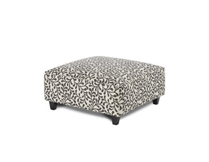 Fusion Basic Moontide Stone Padded Cocktail Ottoman – Colorful & Versatile Square Seating For Your Home Multi S ,100% Polyester 109 Dutch Charcoal Cocktail Ottoman