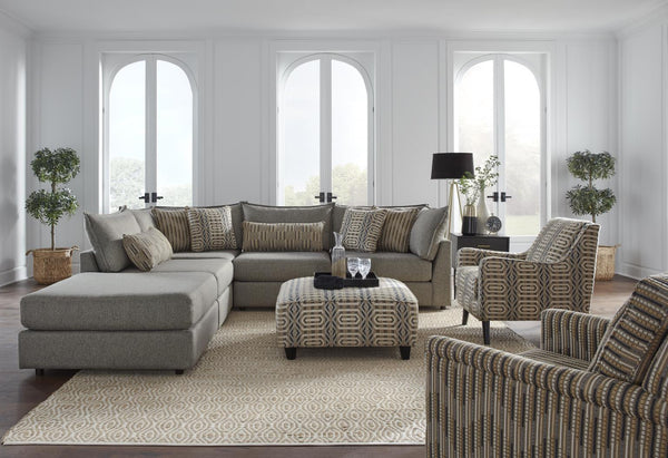 Fusion Silversmith Coffee Armada Accent Chair - Unique, Durable Design With Fun Print & Coffee Finish Legs Multi Ws ,2% Polyester,98% Polypropylene 240 Armada Coffee Accent Chair