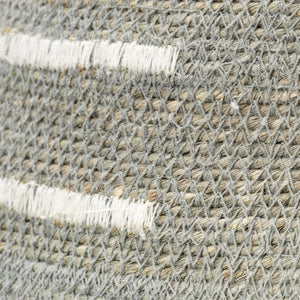 Rainforest Handwoven Seagrass Storage Basket Artisan Crafted Organic Home Decor