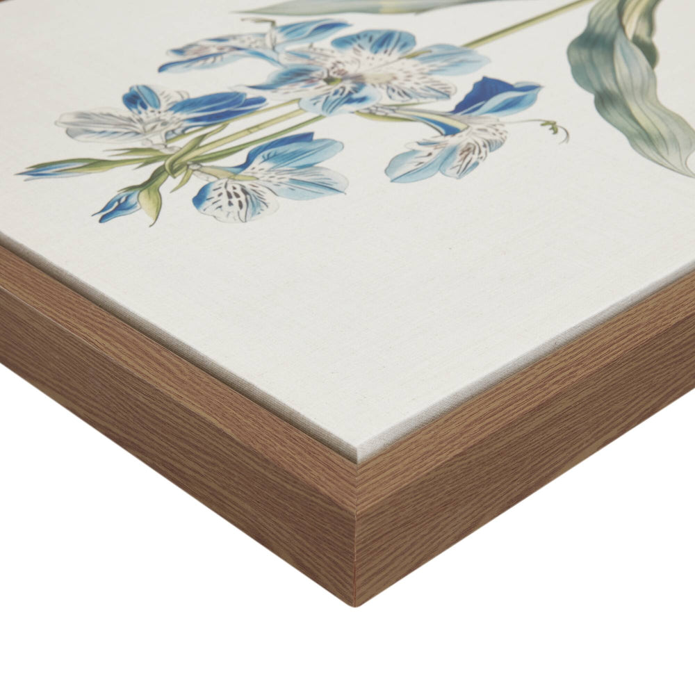 English Elm Herbal Botanical Illustration 4-Piece Framed Canvas Wall Art Set – Linen Textured, Neutral Vintage Herb Prints Decorative Panels for Living Room, Kitchen, Hallway B035P341128