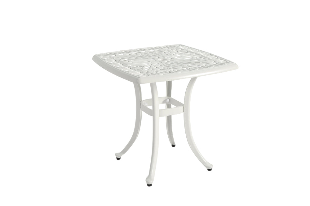 English Elm Bistro Set 3-Piece Rustproof Aluminum Furniture With Cushions – Elegant Patio & Garden Style W640P251293