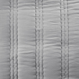 English Elm 3 Pcs King/Cal King Quilt Set - Soft Gray Poly Gauze, Antimicrobial, Lightweight & Easy Care! B035P319904