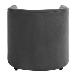 English Elm Power Lift Recliner Barrel Back Chenille Chair for Seniors with Footrest Pocket Dark Grey N719P355911R