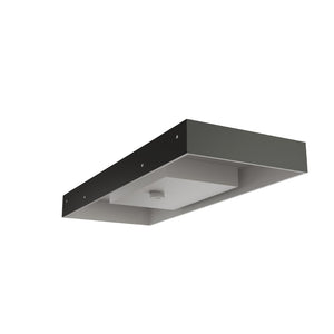 English Elm Inner White Solid Surface Basin with Matte Black Exterior for Modern Bathrooms T3785P491211