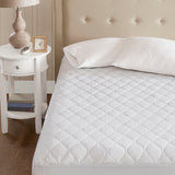 Beautyrest Heated Microfiber Casual Mattress Pad with 3M Scotchgard BR55-0672 White