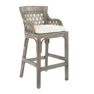 OSP Home Furnishings Plantation Bar Stool Grey