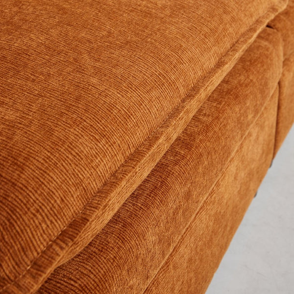 English Elm Stylish Modular L-Shaped Sectional Sofa With Ottoman - Cozy Chenille Upholstered Design For Living Rooms, Apartments, And Offices W1765S00087-GIGA