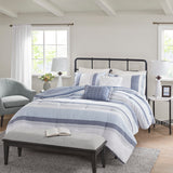 Madison Park Allegany Casual 5 Piece Jacquard Comforter Set MP10-7873 Blue