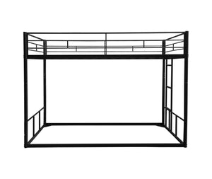 English Elm Twin Over Twin Bunk Bed – Space-Saving, Convertible Design With Sturdy Metal Frame And Guardrails W427P190044-GIGA