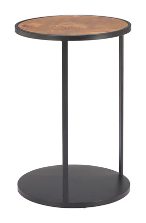 Zuo Modern Nodo Side Table - Stylish Brown & Black Finish With Durable Mdf And Iron, Perfect For Modern Spaces Brown Mdf,Iron 110753-zuo-modern