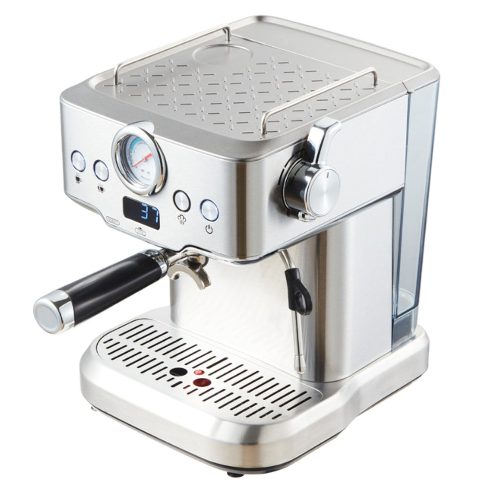 English Elm 20 Bar Espresso Machine with Steam Wand Pressure Display and Ese Pod Support W1002P292436
