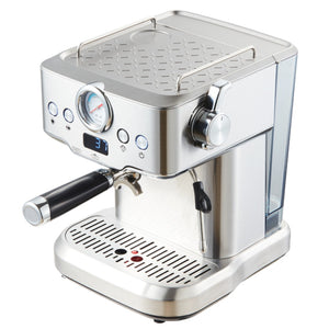 English Elm 20 Bar Espresso Machine with Steam Wand Pressure Display and Ese Pod Support W1002P292436