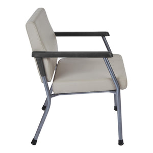 OSP Home Furnishings Bariatric Big and Tall Guest Chair with Reinforced Metal Frame for Waiting Rooms Stratus BC9603-R103