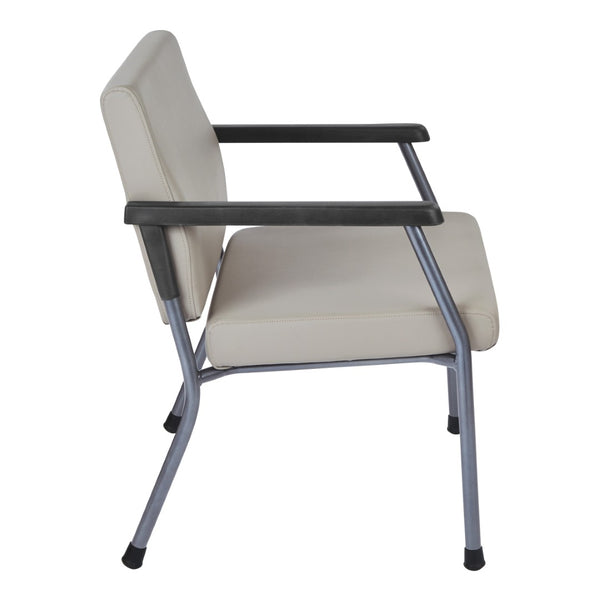 OSP Home Furnishings Bariatric Big and Tall Guest Chair with Reinforced Metal Frame for Waiting Rooms Stratus BC9603-R103