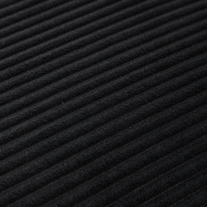 English Elm Floor bean bag chair corduroy lounger with removable washable cover, cozy adult & kid seating for home relaxation Black W1170P337429