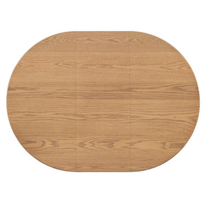 English Elm Trexm Extendable Round Dining Set Oak Veneer Sculptural Base Seats Four to Six Natural ST000131AAD-2026