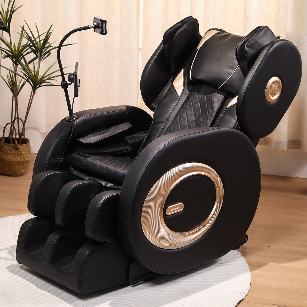 English Elm Massage Chair Recliner With Zero Gravity & Full Body Air Pressure For Ultimate Relaxation Experience W1875P300900