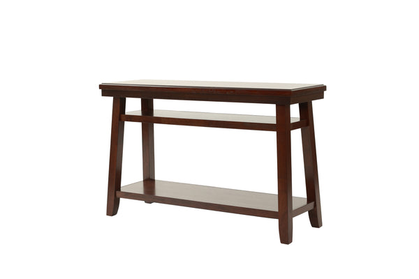 English Elm Bold Modern Walnut Console Table with Open Shelf, Solid Rubberwood Legs, 47" x 16" x 30" for Living Room B011P396187