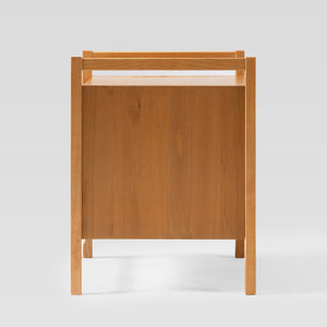 22" Angle-Face 2-Drawer Nightstand Caramel OSWB4CCA Walker Edison