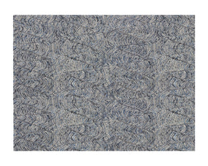 Sunpan Corfu Hand-Tufted Rug - Artisan Crafted Blue and Charcoal Wool Blend for a Unique Home Style 9' X 12'