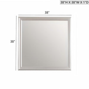 English Elm Lorana Champagne Shaped Frame Mirror G6500-M – Traditional Wood Veneer, Low-Distortion Glass, Elegant B078118416