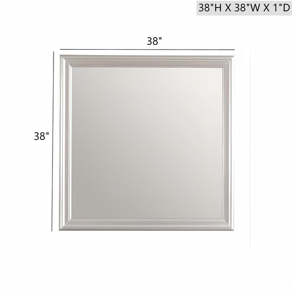 English Elm Lorana Champagne Shaped Frame Mirror G6500-M – Traditional Wood Veneer, Low-Distortion Glass, Elegant B078118416