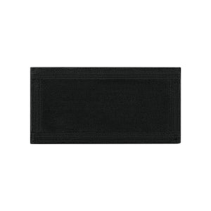 JLA Home Madison Park Signature - 100% Cotton Tufted Bath Rug — 3000 GSM Plush Reversible Mat, OEKO-TEX Certified, Machine Washable Black MPS72-590