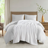 Madison Park Liquid Cotton Casual Blanket BL51N-0612 White