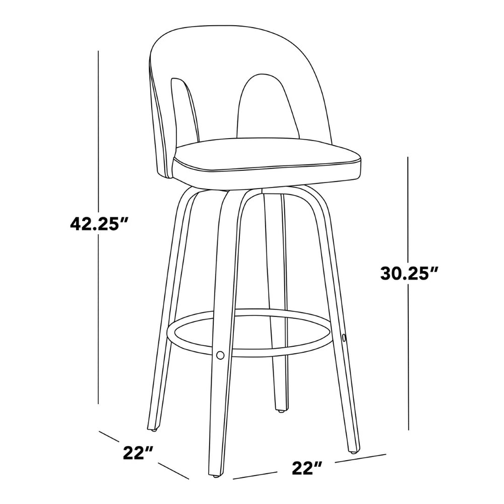 English Elm Fixed-height Swivel Barstools Walnut Bentwood Legs Chrome Footrest Yellow Seat Set of 2 B202S01881