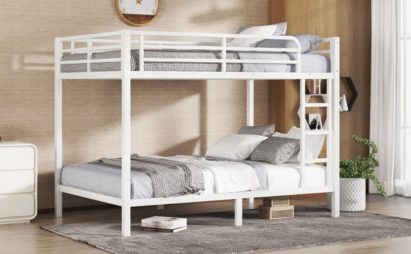 English Elm Twin Xl Solid Pine Loft Bed with Built-in Led Lighting and Storage Shelves W1580S00415