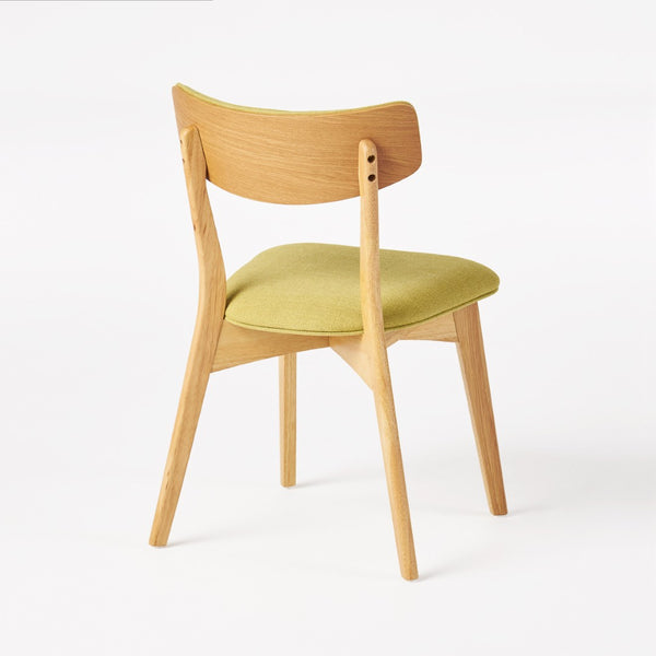 English Elm Caleb Mid Century Upholstered Dining Chairs Rubberwood Tapered Legs Set of 2 Tea Green N768P379763G