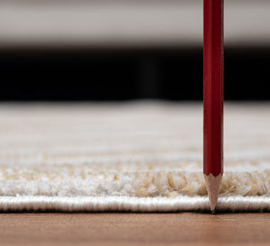 English Elm Elegance Gold Area Rug 7'10" X 10'3" - Soft, Stain-Resistant, Kid & Pet-Friendly Design For Home Decor B186P181048