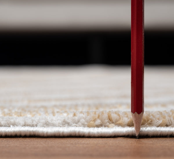 English Elm Elegance Gold Area Rug 7'10" X 10'3" - Soft, Stain-Resistant, Kid & Pet-Friendly Design For Home Decor B186P181048