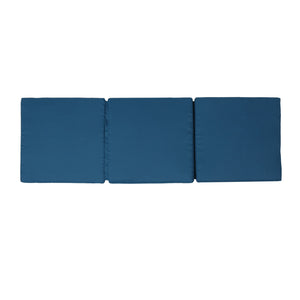 English Elm Christopher Knight Home® - JAMAICA Plush Outdoor Lounge Cushion with UV, Water & Fade Resistance for Patio Comfort 26.5x25.5x7 Blue 62575.00CUSH-BLU
