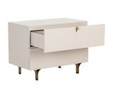 Celine Nightstand - Large - Cream 110030 Sunpan